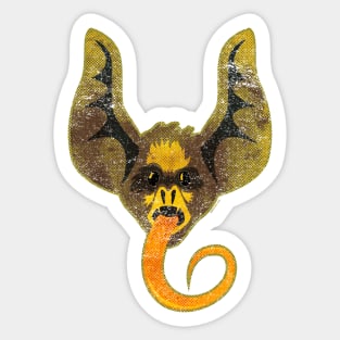 Bat Tongue Sticker